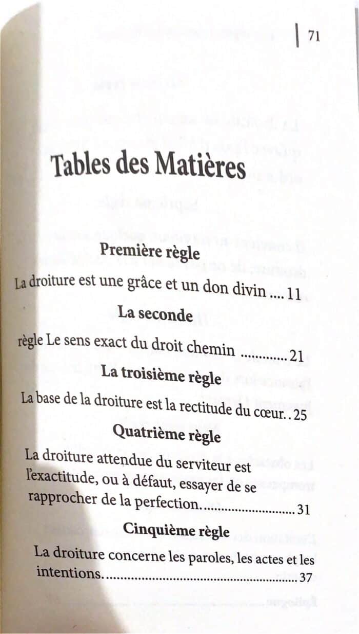 Dix Règles Relatives À La Droiture – Image 3