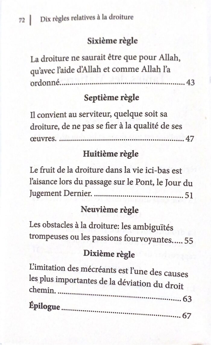 Dix Règles Relatives À La Droiture – Image 4