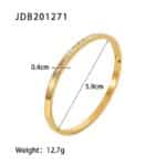 Bracelet luxe Doré – Image 2