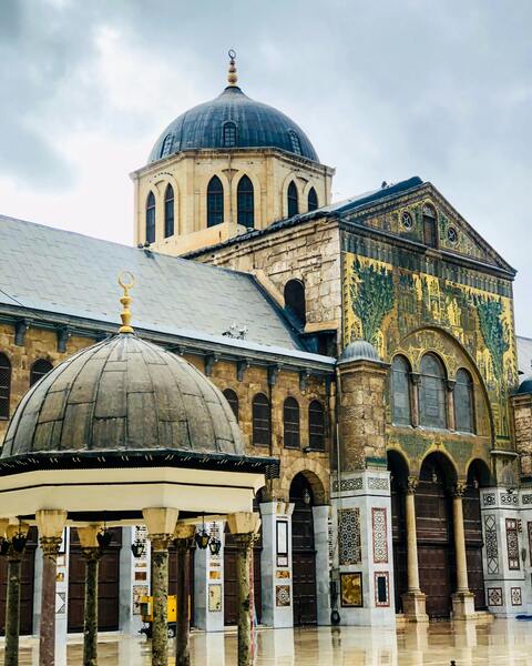 La mosquée des Omeyyades dans laquelle Ibn Taymiyyah a enseigné.